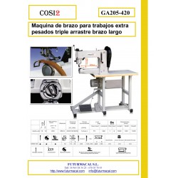 MAQUINA DE BRAZO 420 MM...